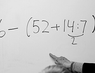 3 av 4 strøk på lærerutdanningens forkurs i matematikk