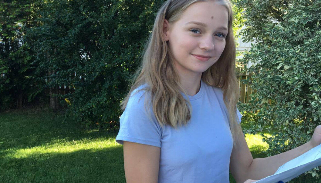Victoria Amalie Syrdahl Nilsen fra Oslo har fått tilbud men velger å stå på venteliste til et høyere ønske. Foto: Ena Ødegaard Holterman Victoria Amalie Syrdahl Nilsen fra Oslo har fått tilbud men velger å stå på venteliste til et høyere ønske. Foto: Ena Ødegaard Holterman