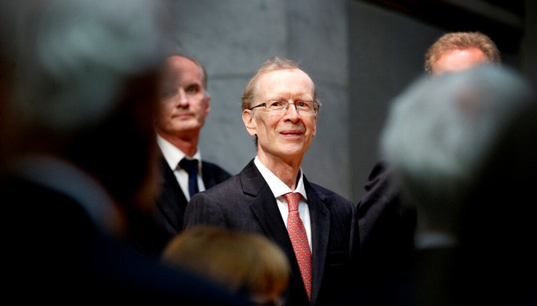 Abelprisen gikk til Sir Andrew J. Wiles fra Universitetet i Oxford i Universitetets Aula i Oslo tirsdag. Foto: Gorm Kallestad / NTB Scanpix Abelprisen gikk til Sir Andrew J. Wiles fra Universitetet i Oxford i Universitetets Aula i Oslo tirsdag. Foto: Gorm Kallestad / NTB Scanpix
