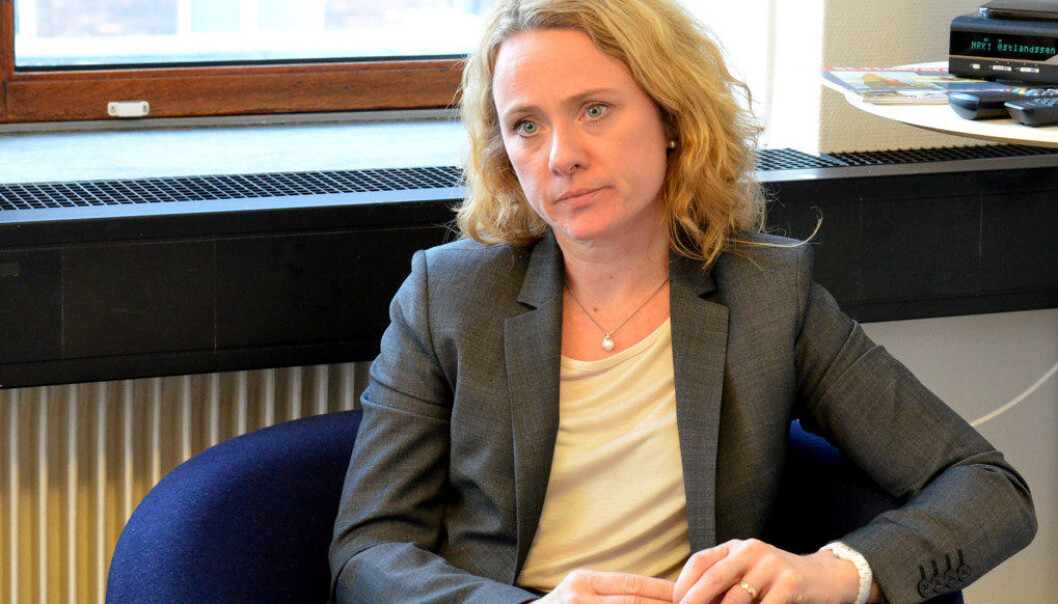 Arbeids- og sosialminister Anniken Hauglie møtte hovedorganisasjonene på arbeidstakersiden om den videre prosessen for offentlig tjenestepensjon tirsdag, men møtet brøt sammen Arkivfoto: Utdanning Arbeids- og sosialminister Anniken Hauglie møtte hovedorganisasjonene på arbeidstakersiden om den videre prosessen for offentlig tjenestepensjon tirsdag, men møtet brøt sammen Arkivfoto: Utdanning