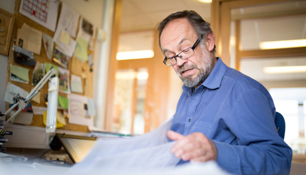 Magne Aasbrenn er lektor ved Frederik II videregående skole og har ei lang forhistorie som forkjempar for østfolddialekten. Foto: Magne Aasbrenn er lektor ved Frederik II videregående skole og har ei lang forhistorie som forkjempar for østfolddialekten. Foto: