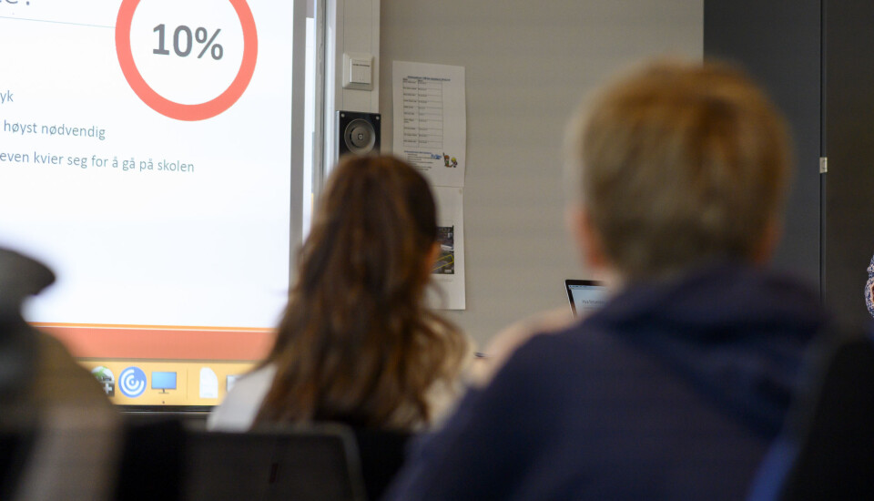Det er mange ledige jobber i Oslo-skolen. Foto: Erik M. Sundt Det er mange ledige jobber i Oslo-skolen. Foto: Erik M. Sundt