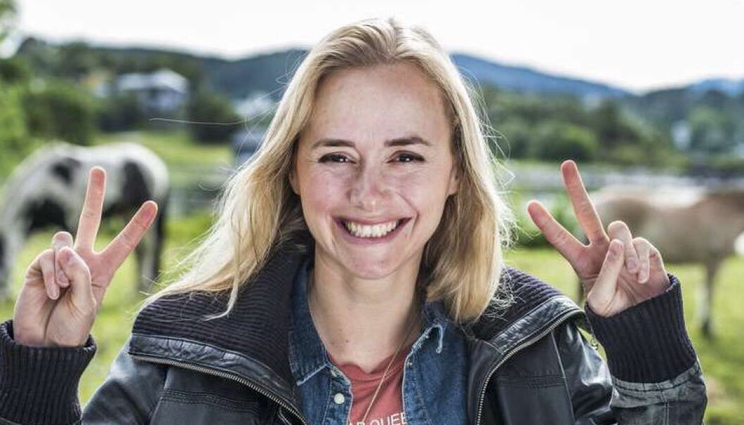 – Å smile er helt gratis, og kanskje du gleder noen andre også, sier Tale Maria Krohn Engvik Foto: Privat – Å smile er helt gratis, og kanskje du gleder noen andre også, sier Tale Maria Krohn Engvik Foto: Privat