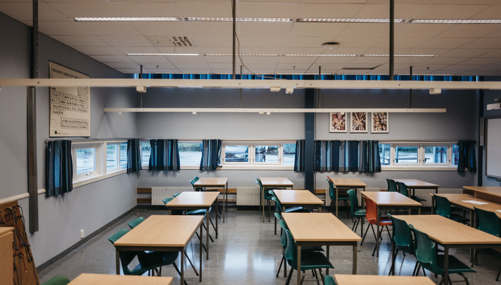 Klasserom på Frakkagjerd ungdomsskole.
FOTO: Tommy Ellingsen Klasserom på Frakkagjerd ungdomsskole.
FOTO: Tommy Ellingsen
