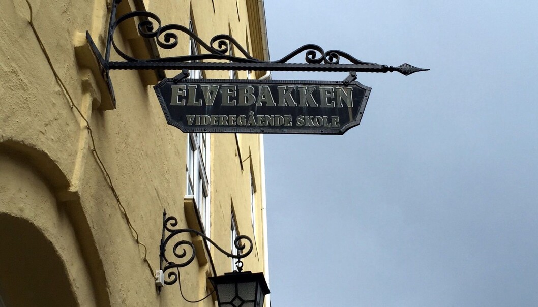 Elvebakken videregående skole ligger i Oslo sentrum, like ved Akerselva. Skolen har de siste årene vært den mest populære i hovedstaden. Foto: Sonja Holterman Elvebakken videregående skole ligger i Oslo sentrum, like ved Akerselva. Skolen har de siste årene vært den mest populære i hovedstaden. Foto: Sonja Holterman