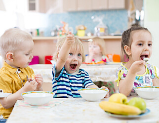 Da barnehagen jobbet for å få gode samtaler under måltidet, fikk de flere barn til å snakke
