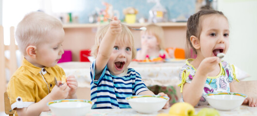 Da barnehagen jobbet for å få gode samtaler under måltidet, fikk de flere barn til å snakke