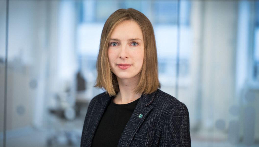 – Vi må fortsatt jobbe for å få flere til lærerutdanningene, og særlig må vi jobbe for å få flere mannlige lærere i grunnskolen, sier forsknings- og høyere utdanningsminister Iselin Nybø (V). Foto: Marte Garmann. – Vi må fortsatt jobbe for å få flere til lærerutdanningene, og særlig må vi jobbe for å få flere mannlige lærere i grunnskolen, sier forsknings- og høyere utdanningsminister Iselin Nybø (V). Foto: Marte Garmann.