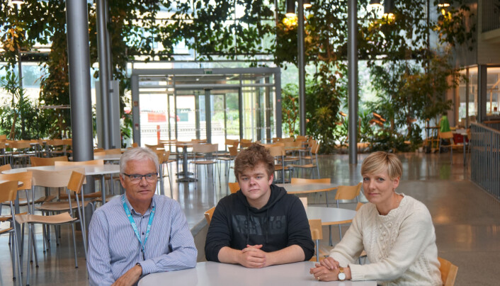 Rektor, elevrådsleder og helsesykepleieren tror alle at psykologtilbudet har bidratt til at flere gjennomfører skoleløpet. Foto: Marianne Ruud Rektor, elevrådsleder og helsesykepleieren tror alle at psykologtilbudet har bidratt til at flere gjennomfører skoleløpet. Foto: Marianne Ruud