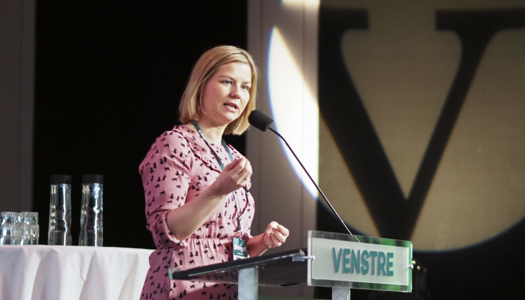 Venstres utdanningspolitiske talsperson Guri Melby krever at gratis SFO for lavinntektsfamilier blir en realitet fra neste år. Foto: Oda Scheel, Venstre. Venstres utdanningspolitiske talsperson Guri Melby krever at gratis SFO for lavinntektsfamilier blir en realitet fra neste år. Foto: Oda Scheel, Venstre.