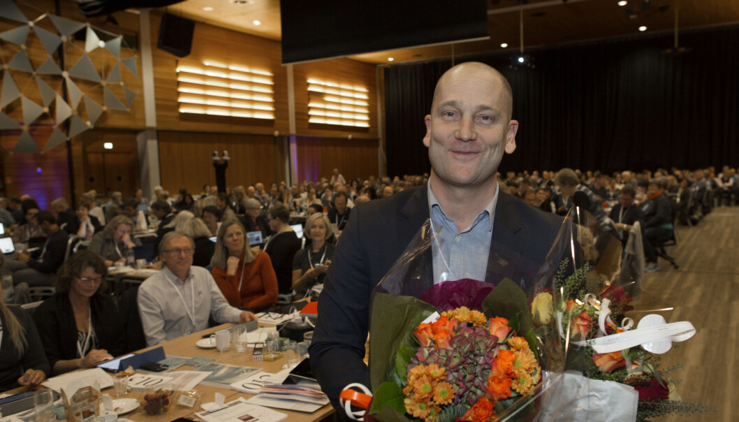 Steffen Handal ble valgt til leder for Utdanningsforbundet på landsmøtet på Lillestrøm i november 2015. Nå er han villig til en ny periode som forbundsleder. Arkivfoto: Tom-Egil Jensen Steffen Handal ble valgt til leder for Utdanningsforbundet på landsmøtet på Lillestrøm i november 2015. Nå er han villig til en ny periode som forbundsleder. Arkivfoto: Tom-Egil Jensen
