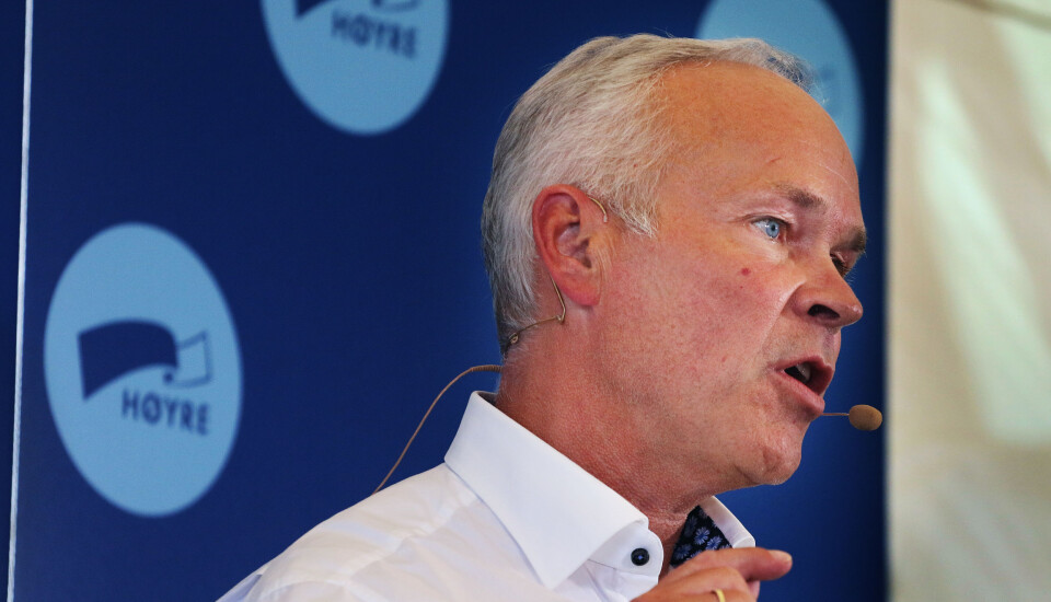 - Vi ønsker et mer tilpasset tilbud til den enkelte og åpner for at lengden på introduksjonsprogrammet kan variere fra tre måneder og opptil fire år, sier kunnskapsminister Jan Tore Sanner (H). Foto: Jørgen Jelstad