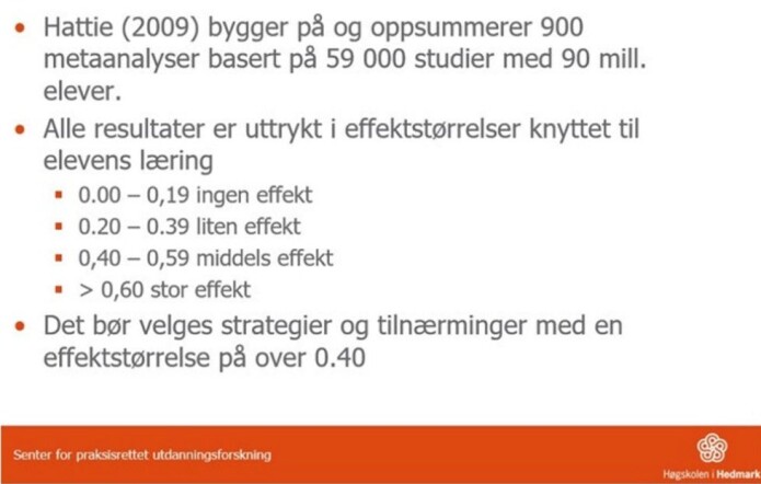Skjermdump av Nordahls plansje fra presentasjonen i Sørlandshallen i 2014. Skjermdump av Nordahls plansje fra presentasjonen i Sørlandshallen i 2014.