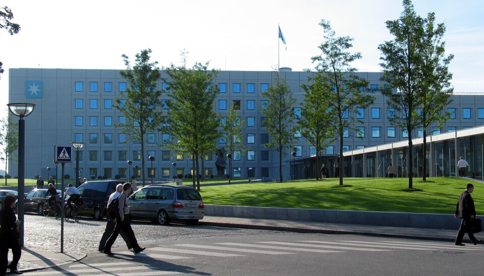 Hovedkvarteret til konsernet AP Møller - Mærsk på Esplanaden i København. Foto: Wikimedia Commons / Hans Andersen.
