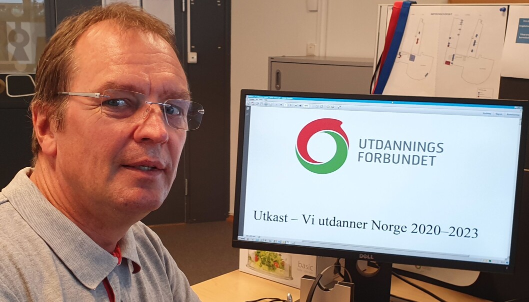 Hvis landsmøtesaken «Vi utdanner Norge» munner ut i en prosatekst uten handlingspunkter, er Asle Jahren bekymret for at bestillingene får mindre styrke. Foto: Privat. Hvis landsmøtesaken «Vi utdanner Norge» munner ut i en prosatekst uten handlingspunkter, er Asle Jahren bekymret for at bestillingene får mindre styrke. Foto: Privat.