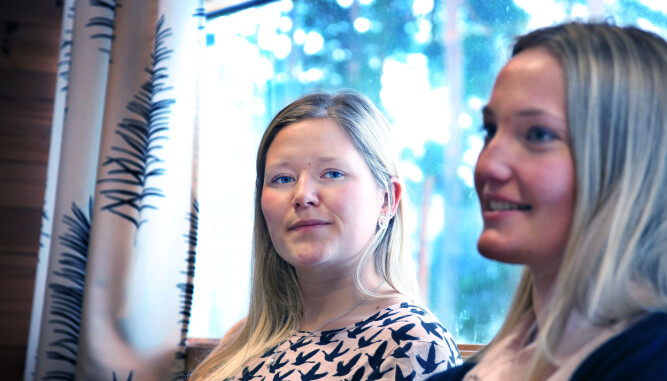 Nina Brekke (t.v.) og Oda Myklebust. Nina Brekke (t.v.) og Oda Myklebust.