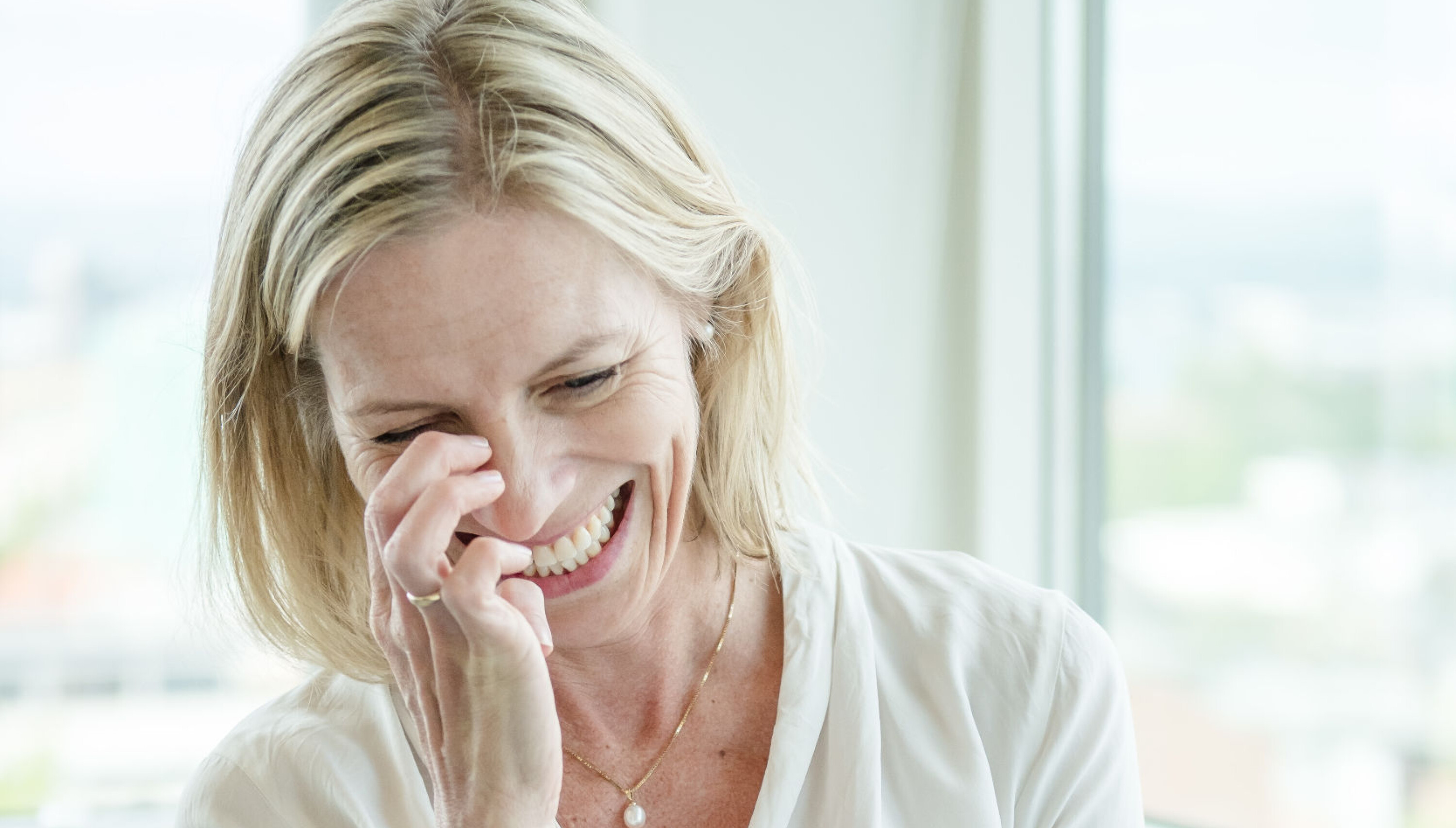 Marte Gerhardsen unngår kortspill. - Jeg er så innmari dårlig taper, innrømmer hun. Foto: Joakim S. Enger Marte Gerhardsen unngår kortspill. - Jeg er så innmari dårlig taper, innrømmer hun. Foto: Joakim S. Enger