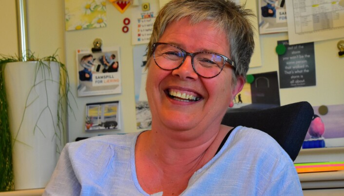 – Det viktigste er at det er åpenhet og mulighet for å prøve ut nye metoder sånn at elevene får et godt læringsutbytte, sier Torill Hvalryg, rektor ved Tromsdalen videregående skole. Foto: Kirsten Ropeid – Det viktigste er at det er åpenhet og mulighet for å prøve ut nye metoder sånn at elevene får et godt læringsutbytte, sier Torill Hvalryg, rektor ved Tromsdalen videregående skole. Foto: Kirsten Ropeid