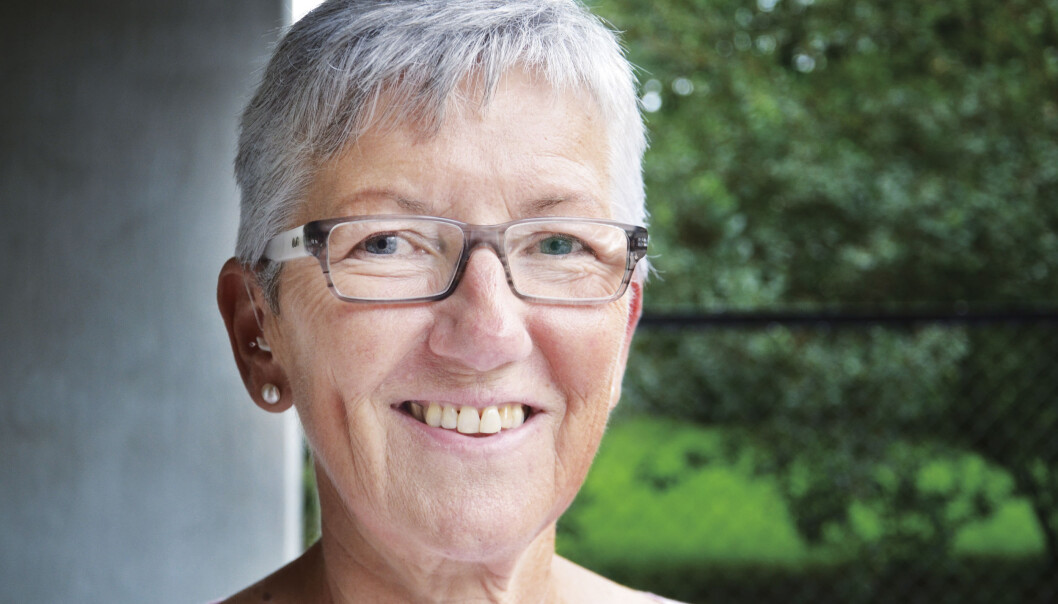 – Jeg prøvde å gjøre minst mulig ut av meg, sånn at læreren ikke la merke til meg. Foto: Kari Oliv Vedvik – Jeg prøvde å gjøre minst mulig ut av meg, sånn at læreren ikke la merke til meg. Foto: Kari Oliv Vedvik