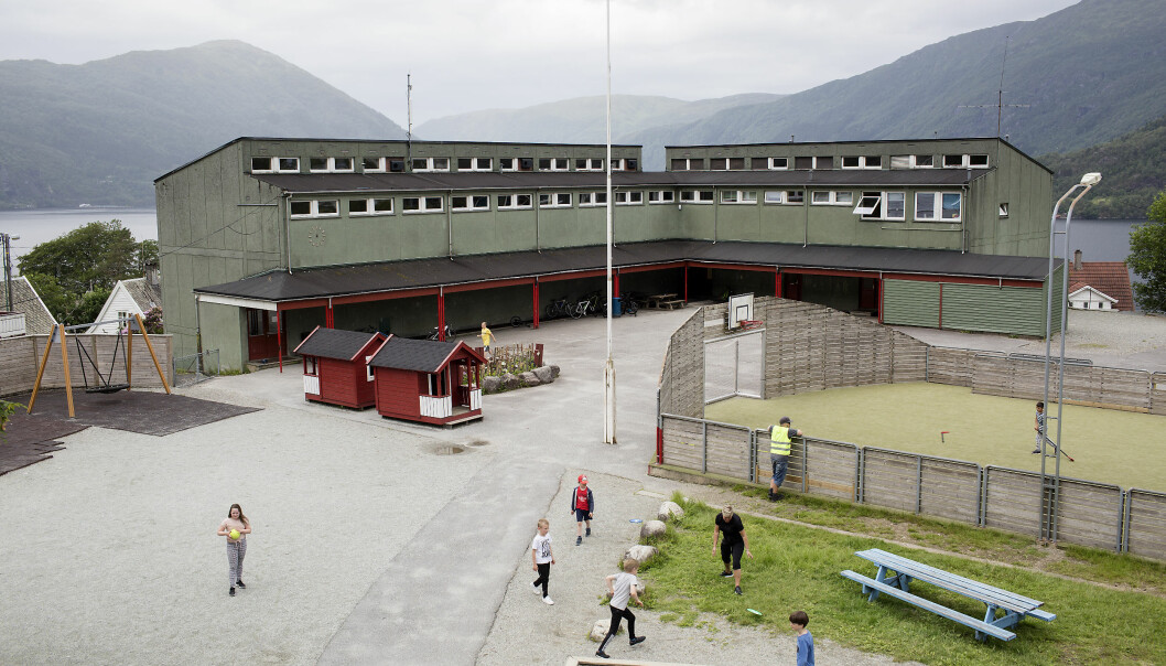 Vaksdal skule i Hordaland er en av skolene som har fått besøk av Veilederkorpset, men en evaluering fra Rambøll viser at det ikke er sikkert at det er kommunene og skolene som trengte det mest, som fikk hjelp. Foto: Silje Katrine Robinson