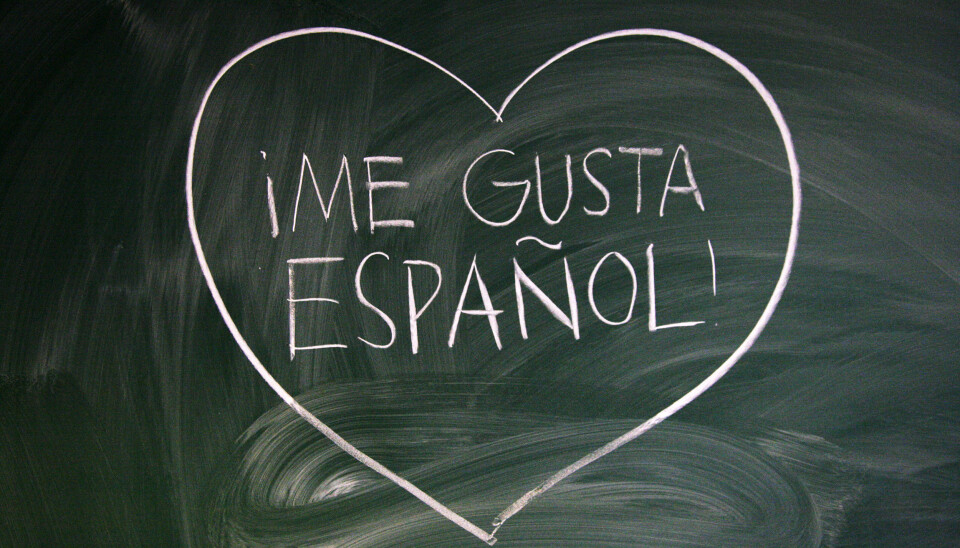 Spansk holder stand som språket flest ungdomsskoleelever velger. (Foto: Inger Stenvoll)