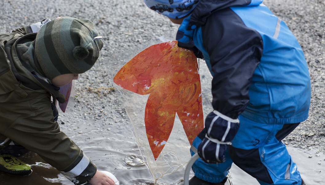 I Tønsberg innfører det nye kommunestyret full bemanning i hele barnehagens åpningstid. Foto: Silje Katrine Robinson I Tønsberg innfører det nye kommunestyret full bemanning i hele barnehagens åpningstid. Foto: Silje Katrine Robinson