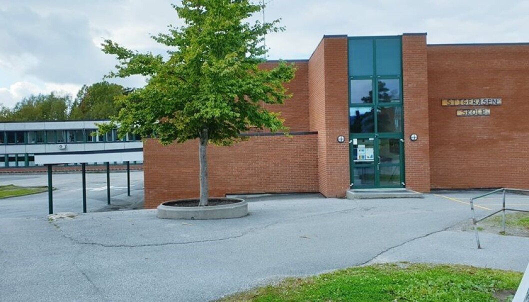 Stigeråsen skole i Skien får Dronning Sonjas skolepris for 2019. Foto: Dorthe Margrete Naur Stigeråsen skole i Skien får Dronning Sonjas skolepris for 2019. Foto: Dorthe Margrete Naur
