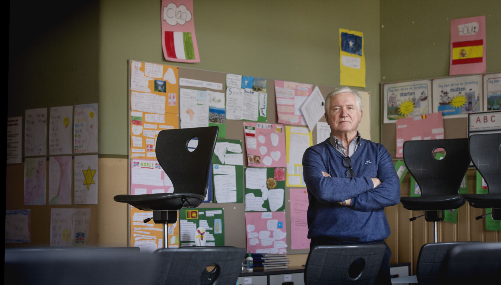 I 1999 var andelen mannlige lærere i grunnskolen i Norge 36 prosent. Knappe tyve år senere er andelen 25 prosent. Foto: Tom-Egil Jensen I 1999 var andelen mannlige lærere i grunnskolen i Norge 36 prosent. Knappe tyve år senere er andelen 25 prosent. Foto: Tom-Egil Jensen