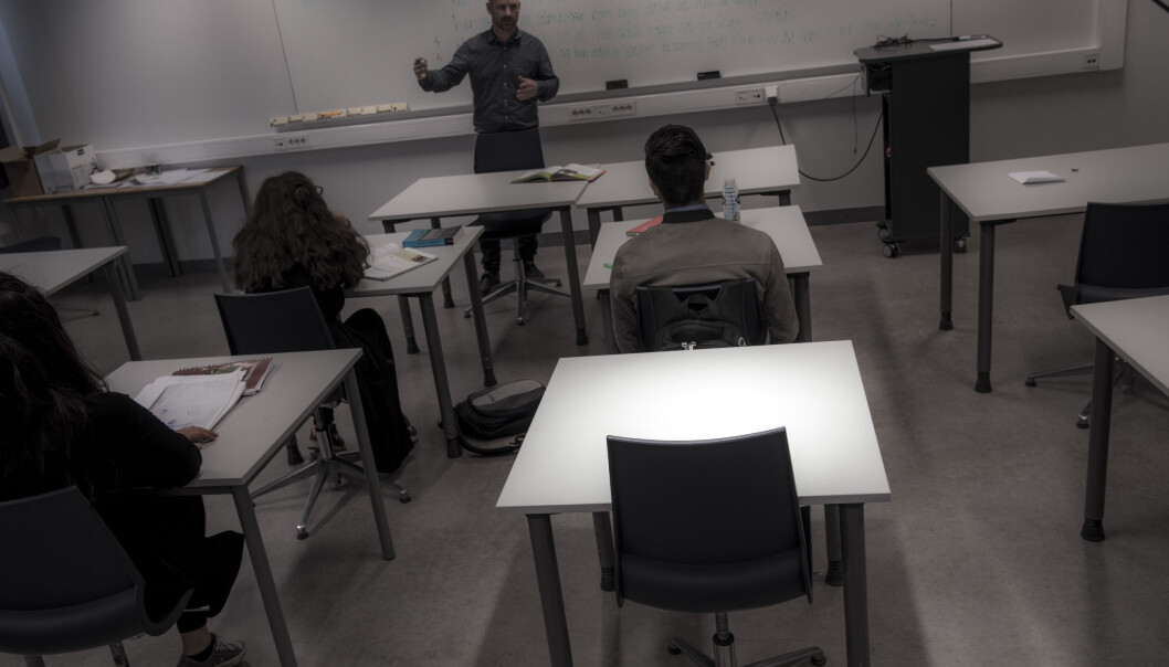 3,4 prosent av elevene i videregående skole sluttet i utdanningen forrige skoleår. Ill.foto: Erik M. Sundt 3,4 prosent av elevene i videregående skole sluttet i utdanningen forrige skoleår. Ill.foto: Erik M. Sundt