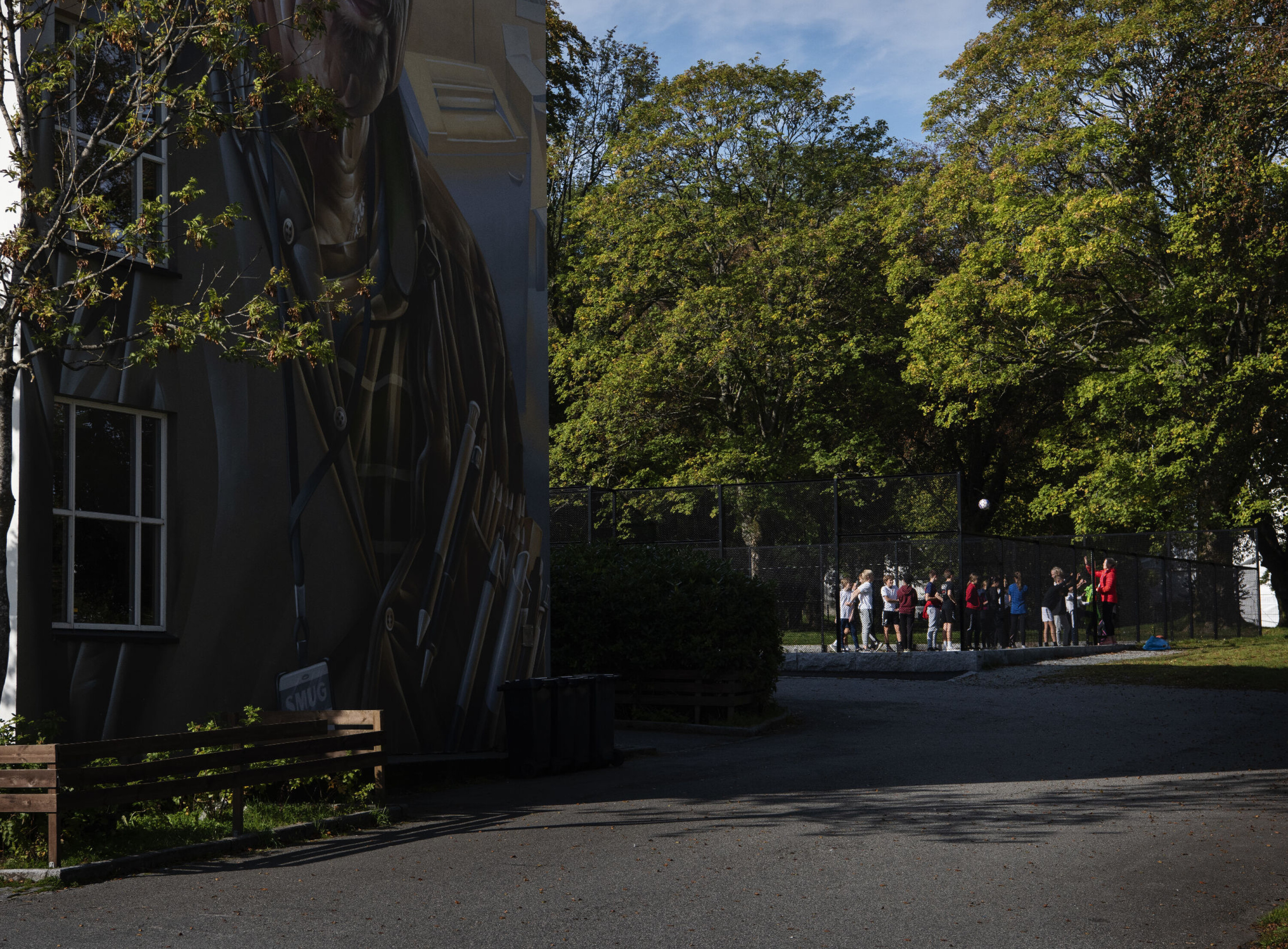 Da kommunen spurte elevene om å rangere skolegården sin, fikk uteområdene til Kannik skole bunnskår. Foto: Marie von Krogh Da kommunen spurte elevene om å rangere skolegården sin, fikk uteområdene til Kannik skole bunnskår. Foto: Marie von Krogh
