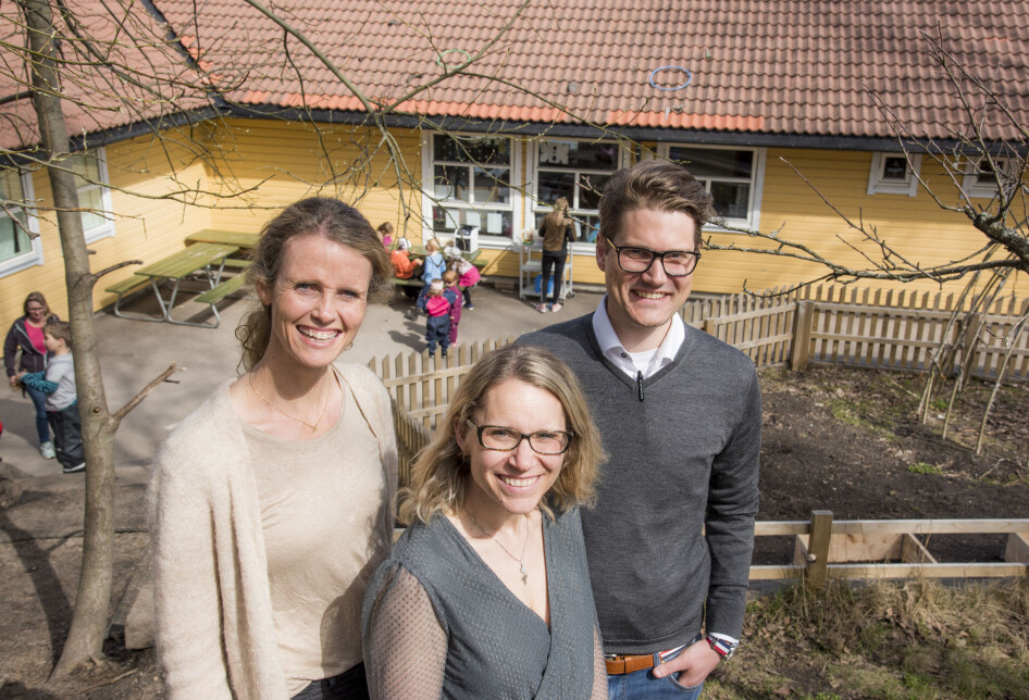Daglig leder Katja Kessler-Hansen, her sammen med Lene Haugland og Michael Sars Norum. Foto: Erik M. Sundt.