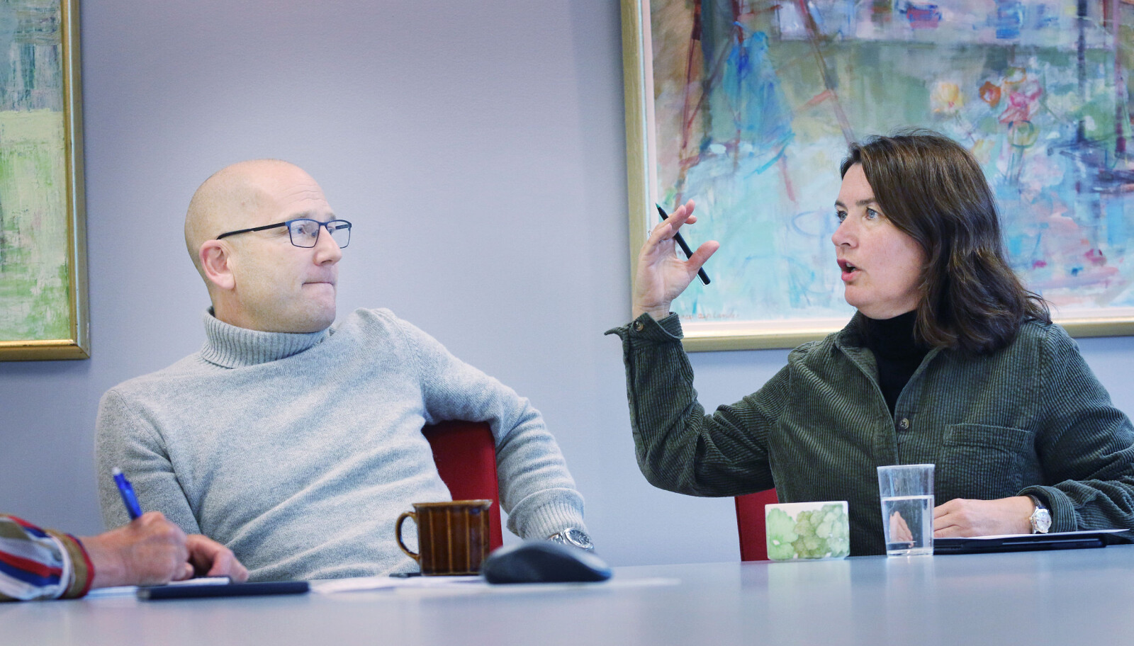 Leder i Utdanningsforbundet Steffen Handal og nestleder Hege Valås er klare på at de ønsker mer debatt internt i forbundet. Foto: Jørgen Jelstad Leder i Utdanningsforbundet Steffen Handal og nestleder Hege Valås er klare på at de ønsker mer debatt internt i forbundet. Foto: Jørgen Jelstad