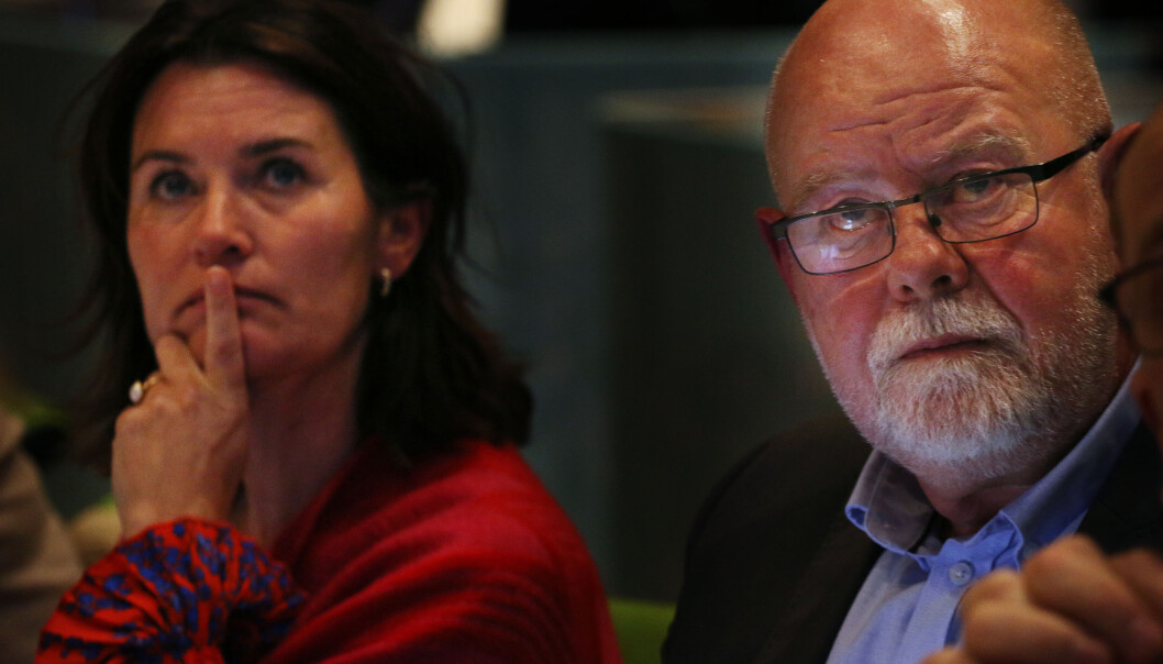 Nestlederne Hege Valås og Terje Skyvulstad er spente på om medlemmene kjenner igjen den politiske samtalen i landsmøtedokumentene. Foto: Jørgen Jelstad. Nestlederne Hege Valås og Terje Skyvulstad er spente på om medlemmene kjenner igjen den politiske samtalen i landsmøtedokumentene. Foto: Jørgen Jelstad.