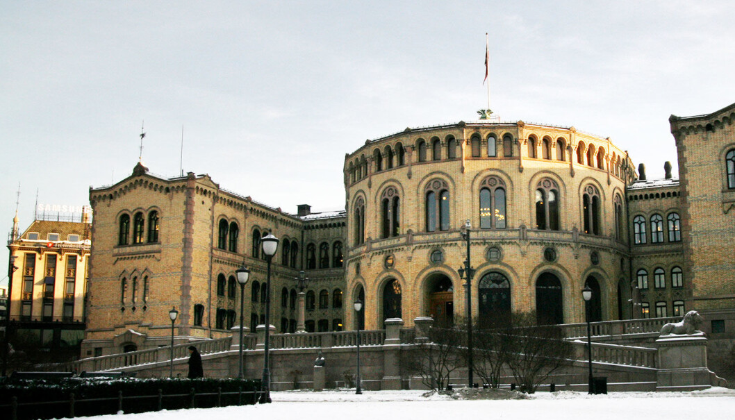 Galleriet på Stortinget ligger an til å bli fullt i dag av streikende elever når Stortinget stemmer ned MDGs forslag om å gi unge streikerett. Foto: Utdanning Galleriet på Stortinget ligger an til å bli fullt i dag av streikende elever når Stortinget stemmer ned MDGs forslag om å gi unge streikerett. Foto: Utdanning