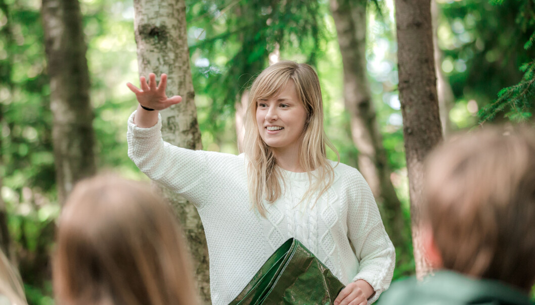 De nye læreplanene åpner for å ta naturen mer i bruk som læringsarena. De nye læreplanene åpner for å ta naturen mer i bruk som læringsarena.