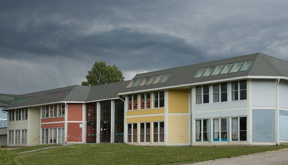Ved alle de 19 skolene i kommunen har de ansatte med annen høyere utdanning enn lærer. Mange er barnevernspedagoger. Også her ved Lunde barneskole. Foto: Bitjungle, Wikimedia Commons