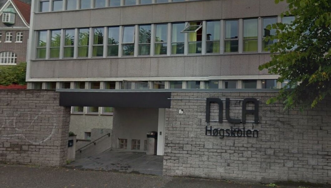 Søkere til NLA Høgskolen er blitt forbigått fordi de er homofile eller støtter homofilt samliv, ifølge forskerforum.no. Bildet er fra skolens avdeling i Bergen. Søkere til NLA Høgskolen er blitt forbigått fordi de er homofile eller støtter homofilt samliv, ifølge forskerforum.no. Bildet er fra skolens avdeling i Bergen.