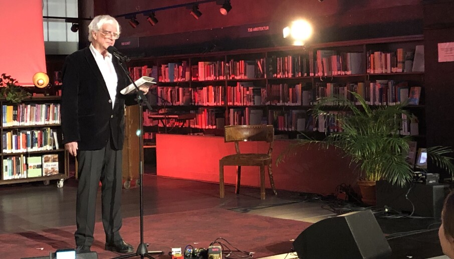 Forfatter Jan Erik Vold leste dikt Forfatter Jan Erik Vold leste dikt