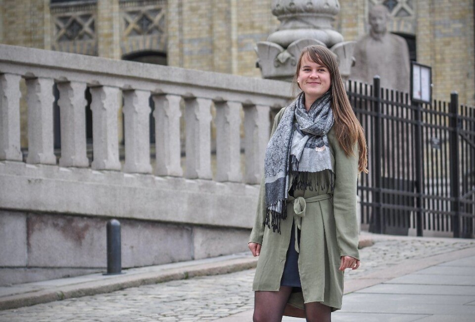 Senterpartiets Marit Knutsdatter Strand. Senterpartiets Marit Knutsdatter Strand.