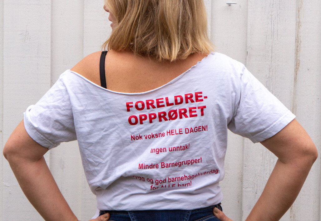 – Vi holdt appeller uten å være godt forberedt. Vi er jo fulltarbeidende småbarnsmødre, som knapt hadde rukket å levere i barnehagen før vi skulle være på Stortinget. Men det ble bra. Nært og ekte. Og vi merket fort hvilke partier som lyttet til oss, sier en av initiativtakerne til "Foreldreopprøret", Caroline Marita Omberg. – Vi holdt appeller uten å være godt forberedt. Vi er jo fulltarbeidende småbarnsmødre, som knapt hadde rukket å levere i barnehagen før vi skulle være på Stortinget. Men det ble bra. Nært og ekte. Og vi merket fort hvilke partier som lyttet til oss, sier en av initiativtakerne til "Foreldreopprøret", Caroline Marita Omberg.