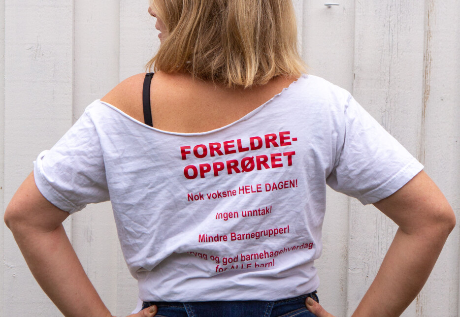 – Vi holdt appeller uten å være godt forberedt. Vi er jo fulltarbeidende småbarnsmødre, som knapt hadde rukket å levere i barnehagen før vi skulle være på Stortinget. Men det ble bra. Nært og ekte. Og vi merket fort hvilke partier som lyttet til oss, sier en av initiativtakerne til 'Foreldreopprøret', Caroline Marita Omberg. – Vi holdt appeller uten å være godt forberedt. Vi er jo fulltarbeidende småbarnsmødre, som knapt hadde rukket å levere i barnehagen før vi skulle være på Stortinget. Men det ble bra. Nært og ekte. Og vi merket fort hvilke partier som lyttet til oss, sier en av initiativtakerne til 'Foreldreopprøret', Caroline Marita Omberg.