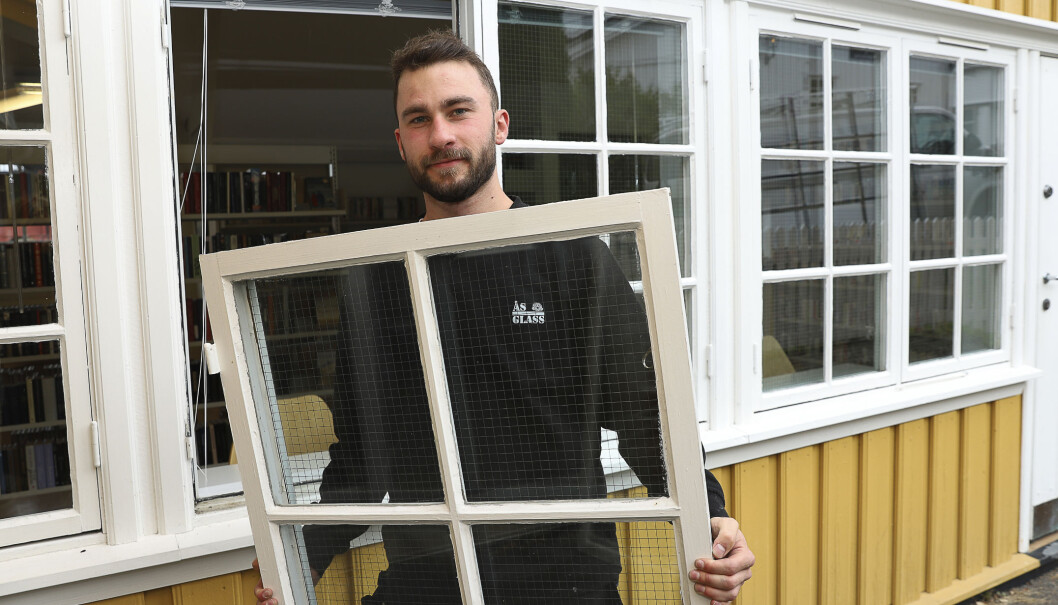 Lærling i glassfaget Phillip Hovda Haugsand Lærling i glassfaget Phillip Hovda Haugsand