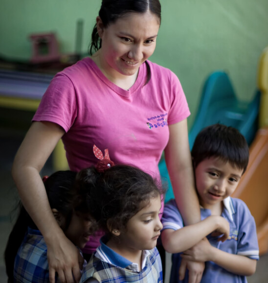 Barnehagelærer Margarita har ansvaret for gruppen med fire–fem-åringer i barnehagen.