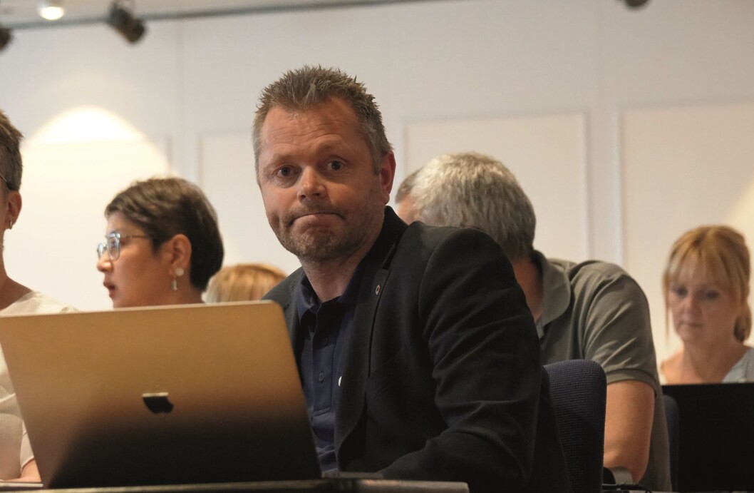Fylkeslagsleiar i UDF, Steinar Strømsli. Fylkeslagsleiar i UDF, Steinar Strømsli.