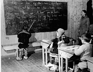 Slik var det på internatskolen i Karasjok i etterkrigstiden