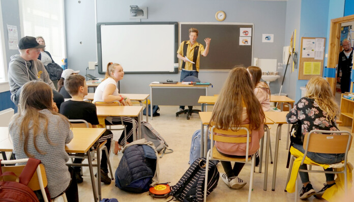 Malkenes trivdes i klasserommet på Hauge oppvekst. Et hav av forskjell fra å jobbe i Osloskolen. Malkenes trivdes i klasserommet på Hauge oppvekst. Et hav av forskjell fra å jobbe i Osloskolen.