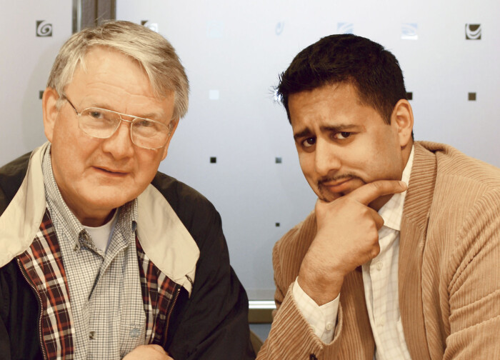Abid Raja tok et nytt parti med sin favorittlærer