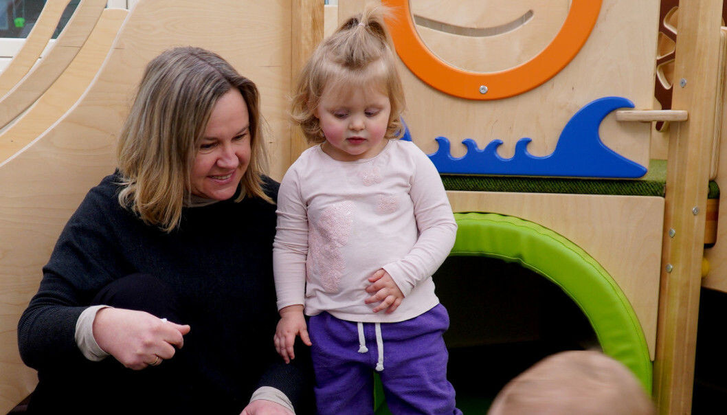 Styrer Charlotte Guin ved Lerkehaug barnehage i Steinkjer. Styrer Charlotte Guin ved Lerkehaug barnehage i Steinkjer.