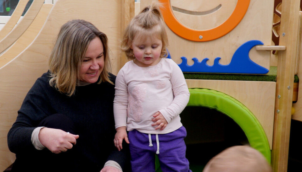 Styrer Charlotte Guin ved Lerkehaug barnehage i Steinkjer.