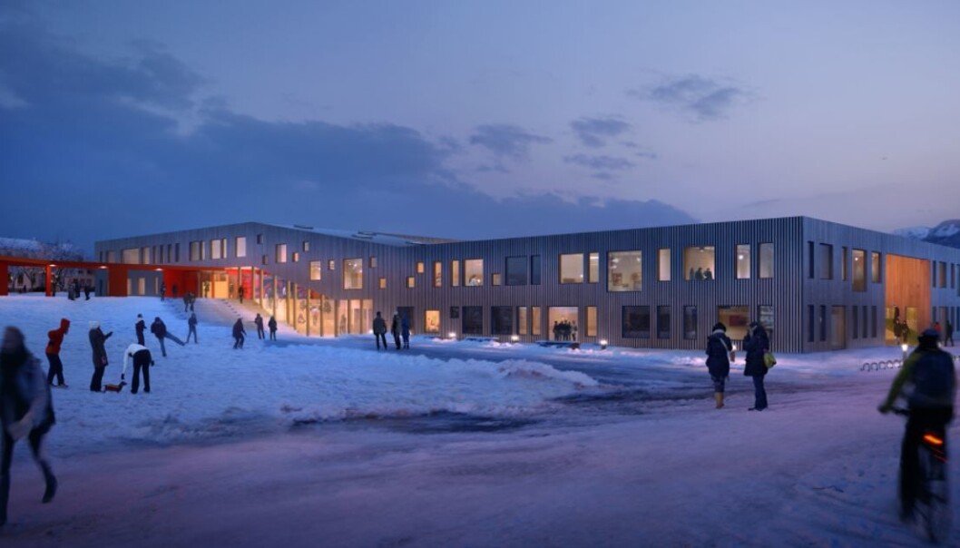 Sommerlyst skole i Tromsø. Sommerlyst skole i Tromsø.